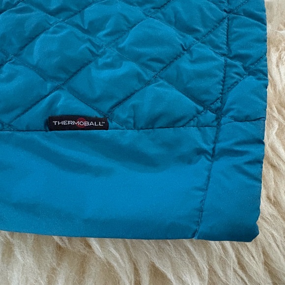 The North Face Thermoball Teal Insulated Puffer Quilted Jacket - Picture 6 of 7